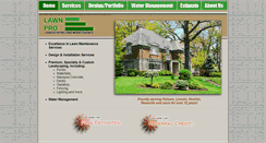Desktop Screenshot of lawnprolandscaping.com